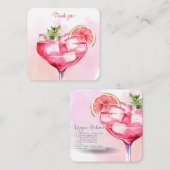 モックテールレシピヴァージンパロマパーティーフェイト ノートカード (正面/裏面)