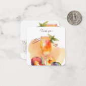 モックテールレシピヴァージンピーチベリーニパーティーフェイト ノートカード (正面/裏面インサイチュ)