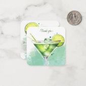 モックテールレシピヴァージンマルガリタパーティーフェイト ノートカード (正面/裏面インサイチュ)