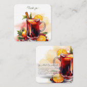 モックテールレシピヴァージンミュールワインパーティーフェイト ノートカード (正面/裏面)