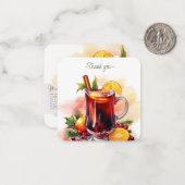 モックテールレシピヴァージンミュールワインパーティーフェイト ノートカード (正面/裏面インサイチュ)