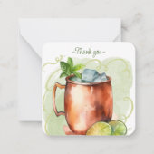 モックテールレシピヴァージンモスクワムルパーティーフェイト ノートカード (正面)