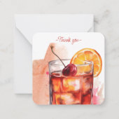 モックテールレシピヴァージンS.テンプルパーティーフェイブ ノートカード (正面)