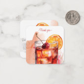 モックテールレシピヴァージンS.テンプルパーティーフェイブ ノートカード (正面/裏面インサイチュ)