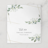 モック空白のアップ用 プレイスカード (外部開封)