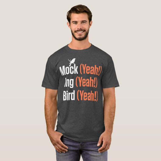 モックYeing Yeah Bird Yeah Mockingbird Tシャツ (正面フル)