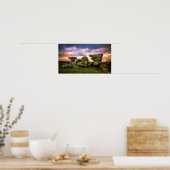 モッシーで覆われたブリムハムロック ポスター (キッチン)