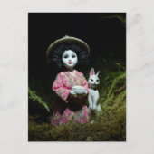 モッシーの森の人形 ポストカード (正面)