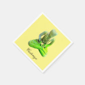 モッシーめい想グリーンブッダのサンダー_コーブ スタンダードカクテルナプキン (角)