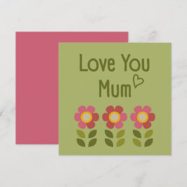 モッシーブルーム - 母の日の花の招待カード 招待状