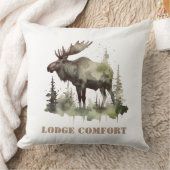 モッシームースワイルドライフポートレートカスタム クッション (ブランケット)