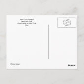 モッシー洞窟の滝 ポストカード (裏面)