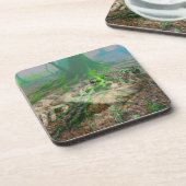 モッシー・カエル コースター (左側)