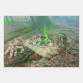 モッシー・カエル ラッピングペーパーシート (正面3)