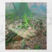 モッシー・カエル ワインラベル (シングルラベル)