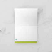 モッズジャングルサファリベイビーシャワーノートカード サンキューカード (内部)