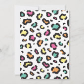 モッズパーティー 動物の子供の誕生日パーティー 招待状 (裏面)