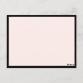 モッズファッションガール ブティック, ポシュマーク ピンク サンクス ポストカード (裏面)