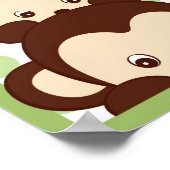 モッズポップモンキー保育園壁画プリント ポスター (角)