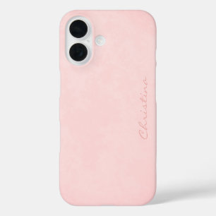 モッタリミスティピンクのローズクォーツシグネチャー iPhone 16ケース