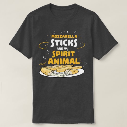 モッツァレラスティック Tシャツ (デザイン正面)