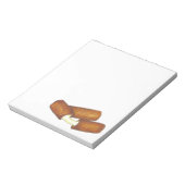 モッツァレラチーズスティックジャンクフードグルメギフト ノートパッド (回転)