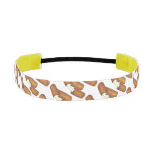 モッツァレラチーズスティックジャンクフードグルメヘッドバンド アスレチックヘッドバンド