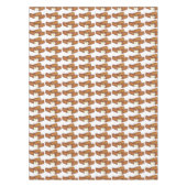 モッツァレラチーズスティックジャンクフードプリントパターン テーブルクロス (正面)