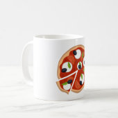 モッツァレラピザ コーヒーマグカップ (正面左)