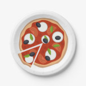 モッツァレラピザ ペーパープレート (正面)