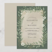 モッディーハンターシダの結婚式 招待状 (正面/裏面)