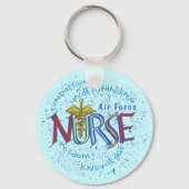 モットエアフォースナースキーチェーン キーホルダー (正面)