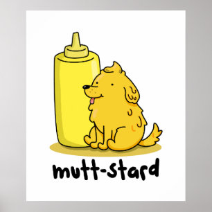 モットスタードおもしろいドギーマスタードプン ポスター