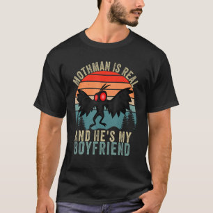 モットマ実在ンは私のボーイフレンドのモットマン Tシャツ