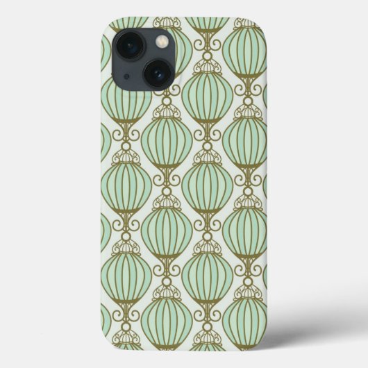 モットンブルーパターン Case-Mate iPhoneケース (裏面)