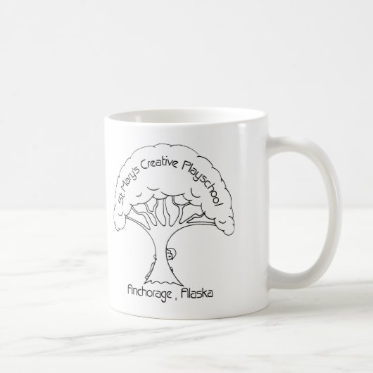 モットーのマグ コーヒーマグカップ (右)