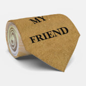 モットー付き波 –  ネクタイ (ロール)