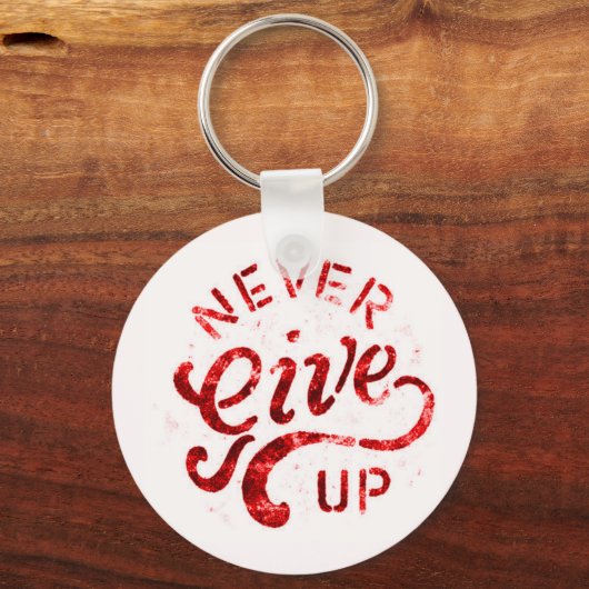 モット与えを励まやる気を起こさせるさない引用文 キーホルダー (正面)