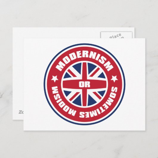 モッド ポストカード (正面/裏面)