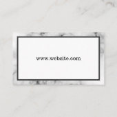 モップほうきクリーナーサプライのホームロゴ 名刺 (裏面)