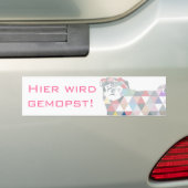 モップステッカー バンパーステッカー (車上)