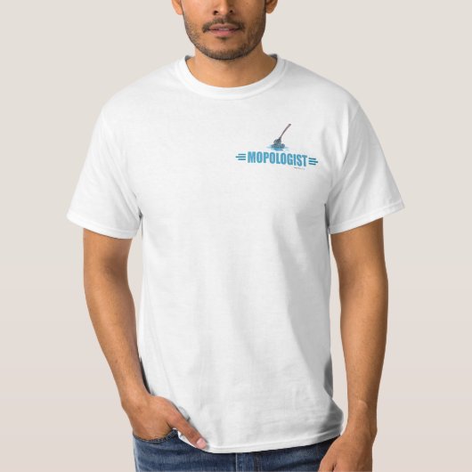 モップユーモアのあるモッピング Tシャツ (正面)