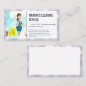 モップ付きホームクリーナー 名刺 (正面/裏面)