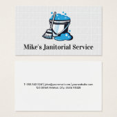 モップ及び石けん水バケツ | 浴室タイル (正面&裏面)