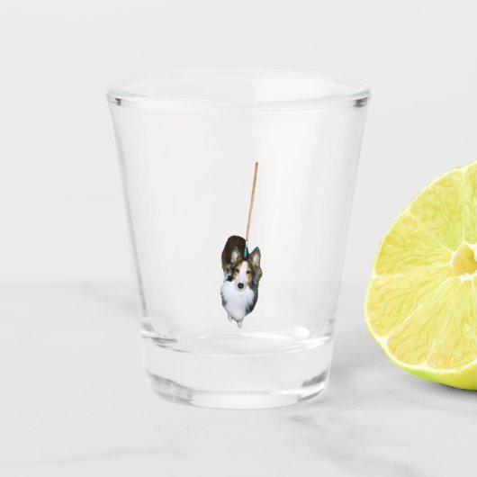 モップ犬 ショットグラス (正面)