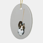 モップ犬 セラミックオーナメント (左)