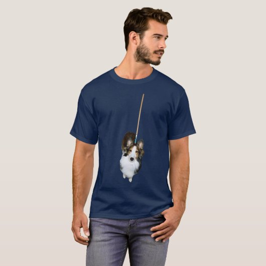モップ犬 Tシャツ (正面フル)