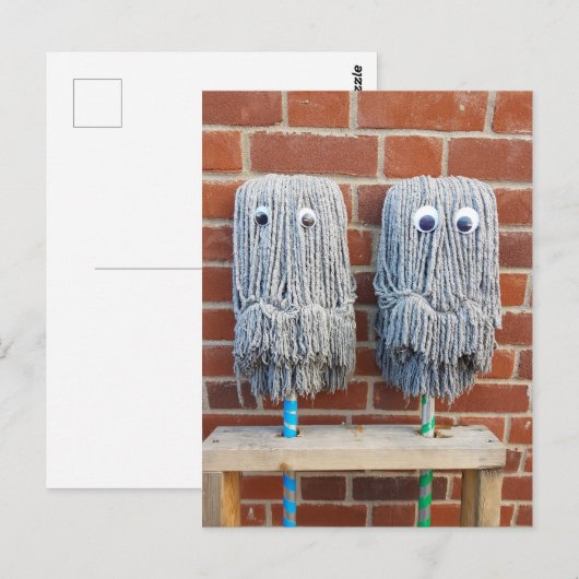 モップ ポストカード (正面/裏面)