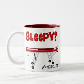 モテおもしろいィーの贈り物 ツートーンマグカップ (左)