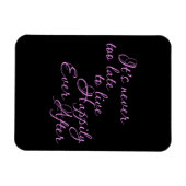 モティの後ずっと幸せに暮らすには決して遅すぎることはない マグネット (横)